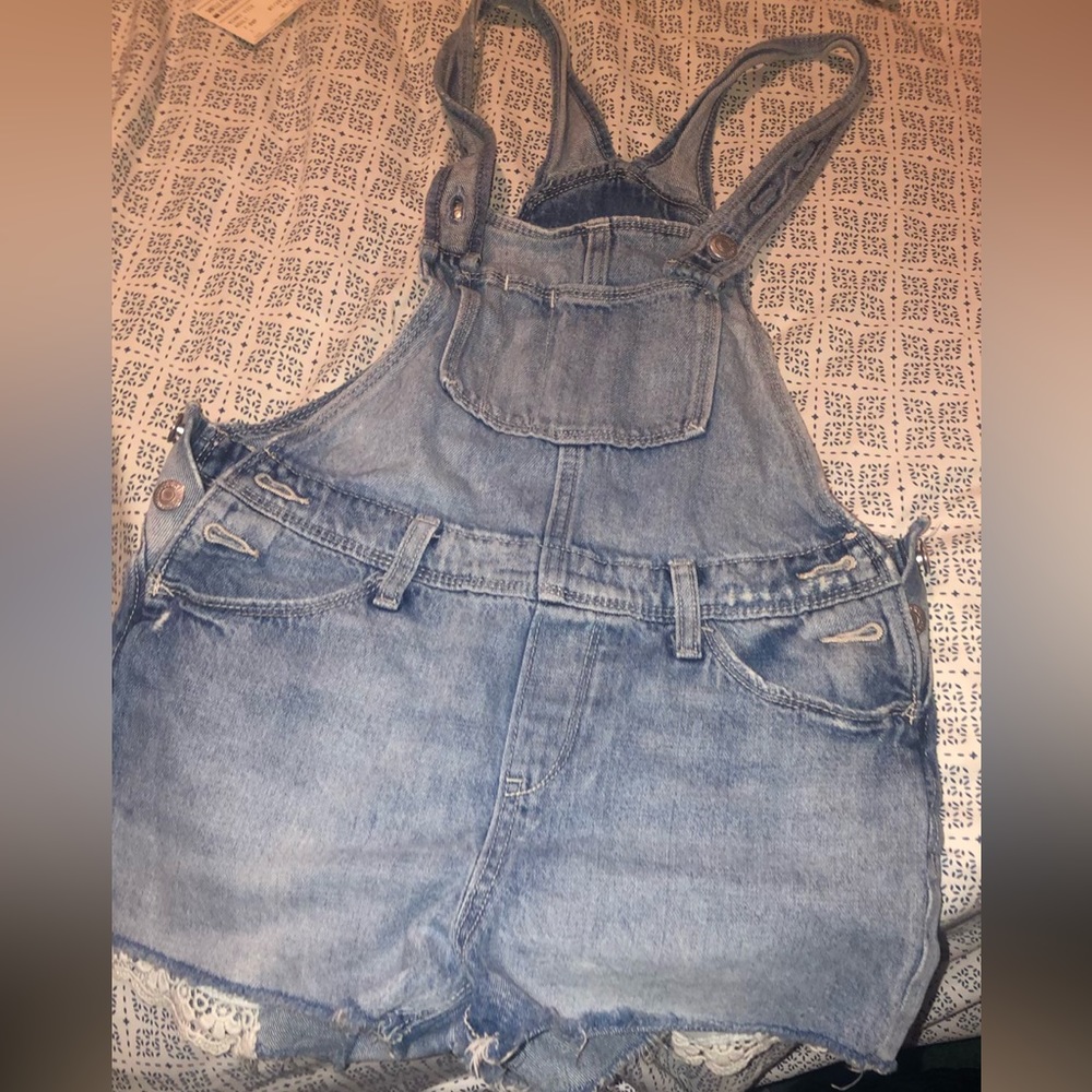 Old Navy overall shorts